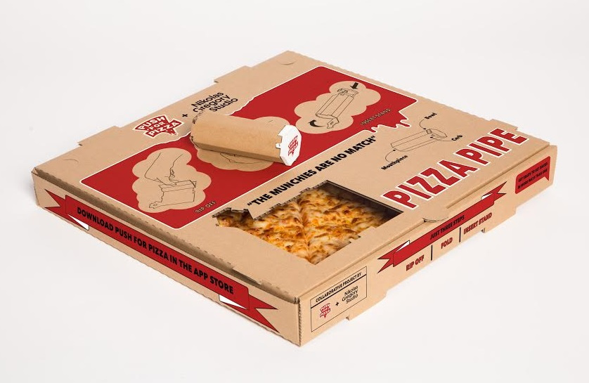 In hộp đựng bánh pizza