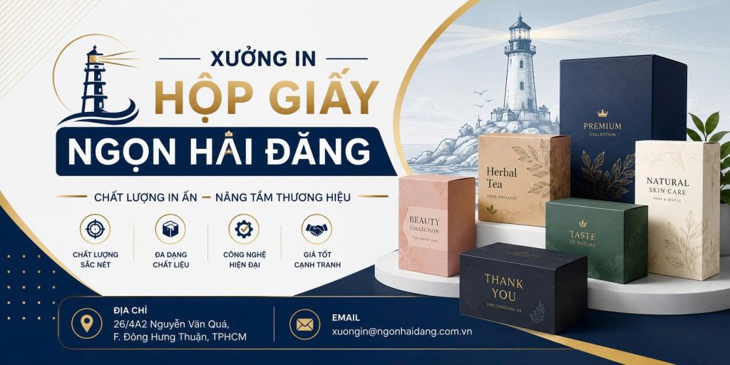 xưởng in hộp giấy ngọn hải đăng