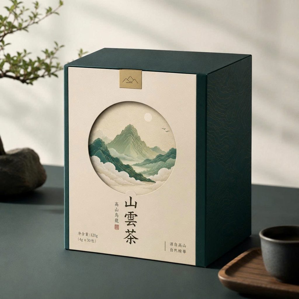 Hộp giấy đựng trà nâng tầm hương vị