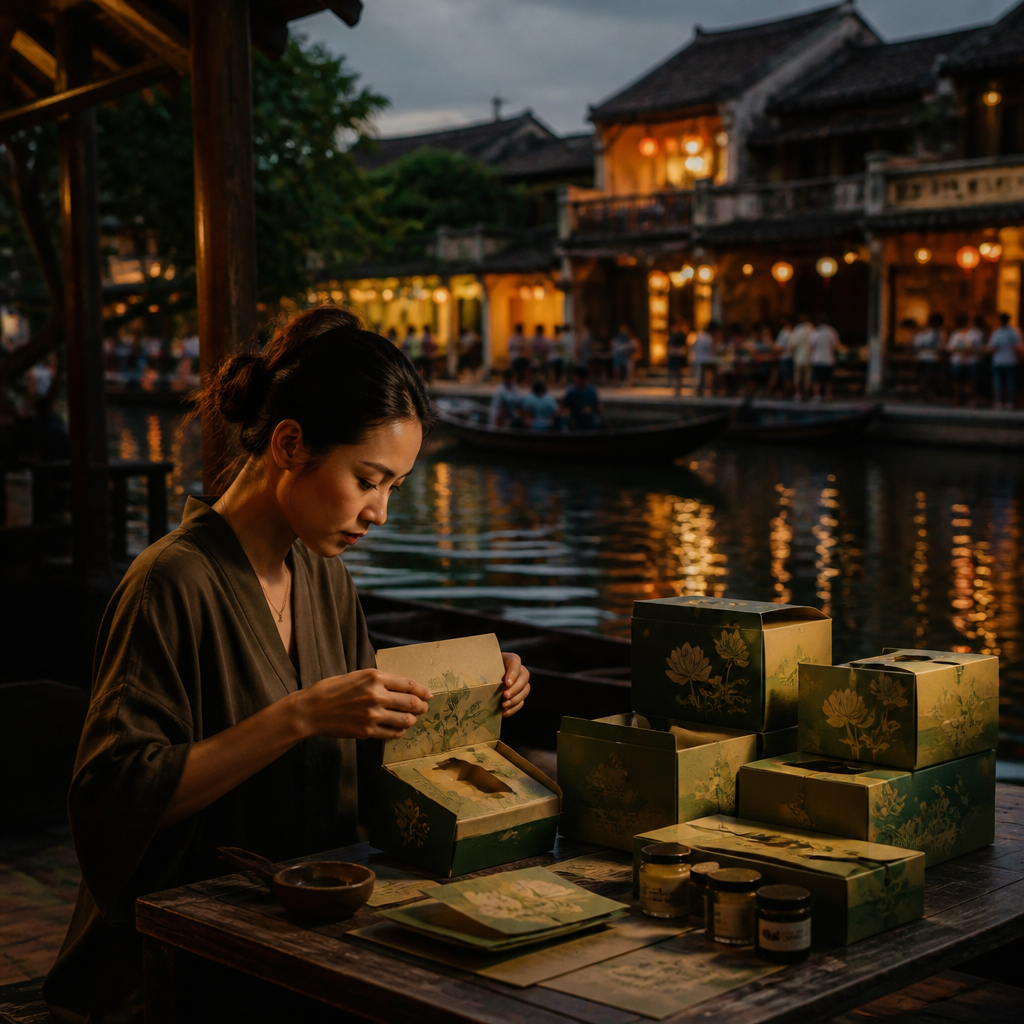 Quy trình in ấn hộp giấy chất lượng cao với các lớp màu sắc rõ nét
