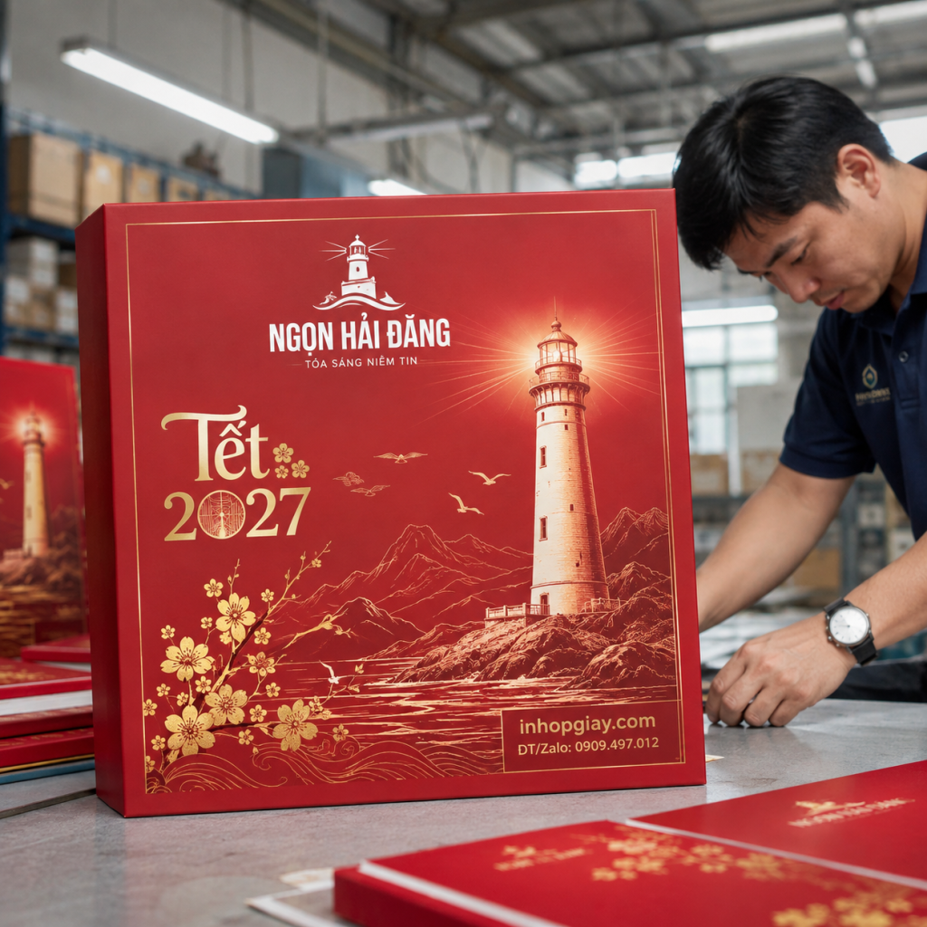 Đặt in hộp quà tết Ngọn Hải Đăng
