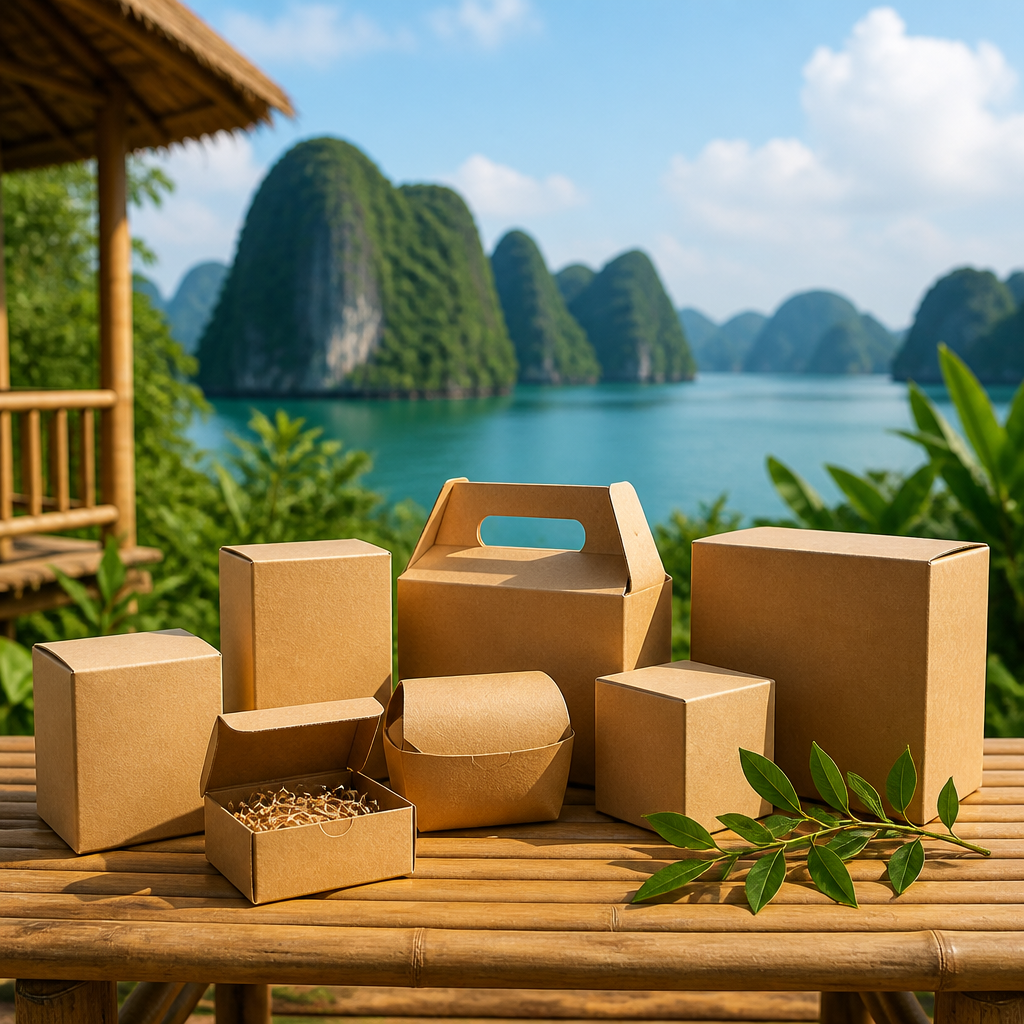 Hộp giấy số lượng ít thân thiện môi trường theo xu hướng 2026