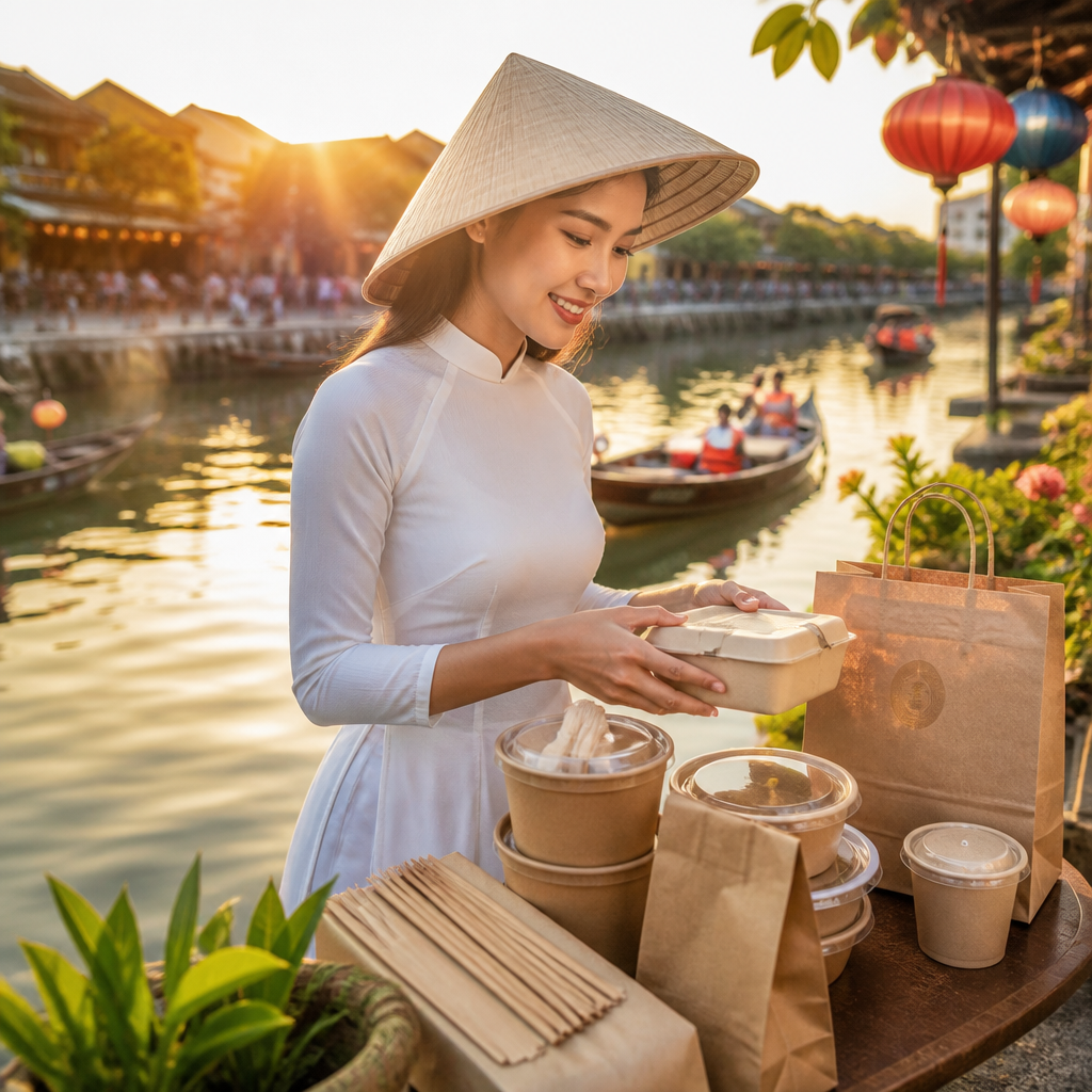 Xu hướng bao bì bền vững cho hộp bánh kem trong năm 2026