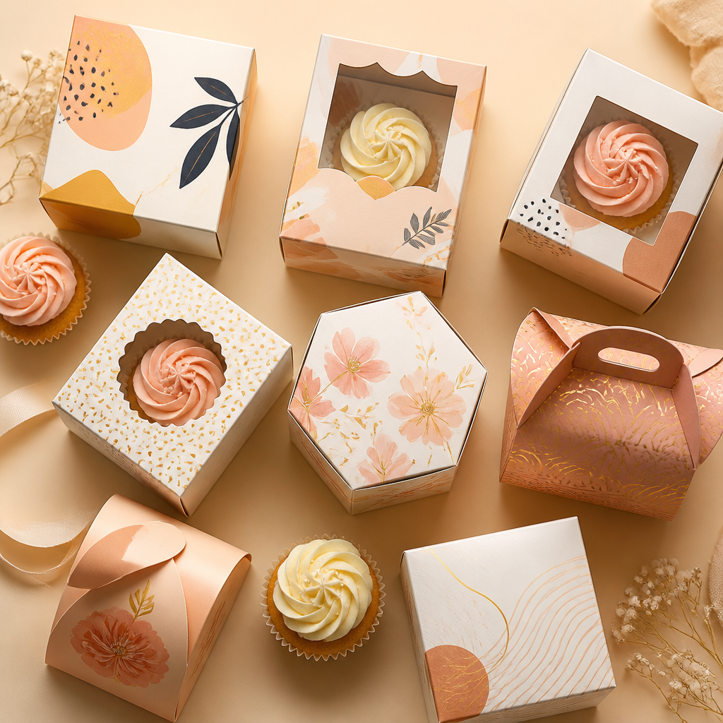 Top 10 Mẫu Hộp Giấy Đựng Bánh Cupcake Đẹp Và Độc Đáo Tại TP.HCM